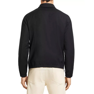 Chaqueta bomber ligera personalizada OEM para hombre, poliéster 100%, cremallera cómoda con cuello levantado, ropa para exteriores - Product Image 2