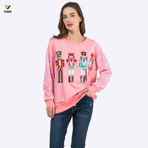 Camisas de verano de punto con textura de malla Floral para mujer más vendidas, manga larga, logotipo personalizado, diseño Floral elegante, Terry, venta al por mayor - Product Image 1