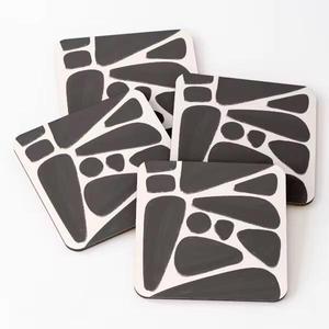 ถาดรองน้ำชาลายแบบสุ่มหลายสีทรงกลมถาดรองแก้วเรซินอีพ็อกซี่และขาตั้งไม้หรูหราเป็นมิตรกับสิ่งแวดล้อม - Product Image 4