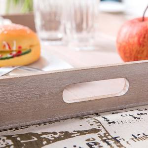 Bandeja de servicio de madera de mango respetuosa con el medio ambiente con asas Bandeja de madera de calidad superior para restaurantes Hogares y hoteles en MOQ bajo - Product Image 5