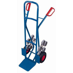 "Stair Climbing <b>Dolly</b> with 5 Arms & 2 Star <b>Wheels</b> (610x705mm)" - Product Image 1