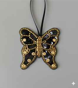 Natural Labradorite Gemstone Flower Beads - Hand-Carved 14mm Charms for Necklaces & <b>Bracelets</b> - Plum Blossom Carved Gemstone - Product Image 1