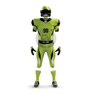 Ensemble d'uniformes de football américain pour hommes, maillot et pantalon de performance, idéal pour l'entraînement en équipe, les matchs et les activités sportives - Product Image 1