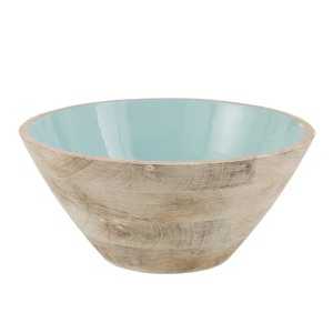 Vintage Eco-Friendly Wooden Salad & <b>Soup</b> <b>Bowl</b> Premium Quality Handmade Classic Stylish Designer Carton - Product Image 3
