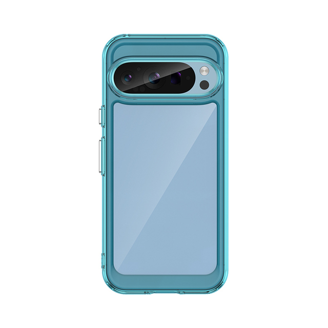 New Style Colorful Protection Cases Acrylic Space Transparent Soft TPU Buttons Google Pixel 9 Pro XL 8 7 6 Pure Color