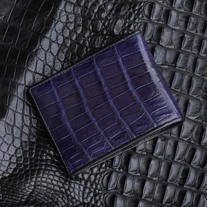 Cartera de Cuero para Hombre, Diseño Moderno 2025, Color Azul Marino, Estilo Delgado de Lujo Original, Personalizada por Mayorista, Hecha en Vietnam - Product Image 5