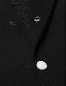 Wholesale 100% Polyester Leather Fabric Varsity Jackets for <b>Men</b> <b>Long</b> Winter Stand Streetwear Jacket Letter Pattern Thin Coated - Product Image 5