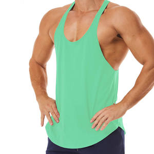 Débardeurs de fitness et de musculation pour hommes, vêtements en coton, élasthanne, col en O, séchage rapide, yoga, conception personnalisée, entraînement de musculation 3D - Product Image 1