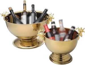 Refroidisseur à vin et seau à glace pour la maison, l'hôtel, le restaurant, les bars, décoratif et refroidisseur pour le vin, la bière et les cocktails - Product Image 4