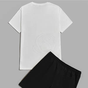 Vente flash : Ensemble de shorts et t-shirts assortis, vêtements de sport et de fitness décontractés et respirants pour l'été - Product Image 6