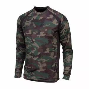 Camisas de pesca superventas al por mayor de alta calidad sublimación camuflaje nuevo diseño algodón poliéster camisa tela suave 2025 - Product Image 1