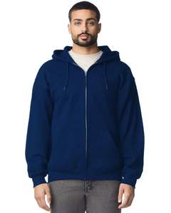 Unisex <b>zip</b> up <b>hoodie</b> in heather <b>grey</b> full <b>zip</b> fleece hooded sweatshirt custom logo printing OEM men <b>women</b> casual wear - Product Image 1