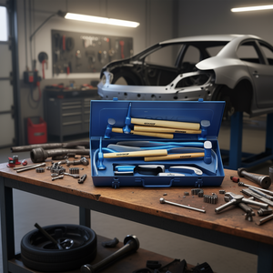 Juego de Herramientas para Carrocería Gedore de 12 Piezas con Estuche, Juego de Herramientas Esenciales para Trabajos de Carrocería - Product Image 3