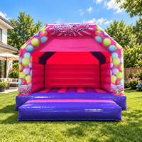 Château gonflable de qualité commerciale pour enfants, grande structure gonflable pour anniversaires et événements