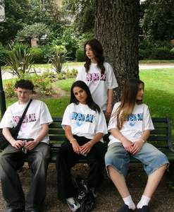 เสื้อยืดพิมพ์ลายโอเวอร์ไซส์วินเทจเสื้อแนวสตรีทแวร์กราฟิกไซส์ใหญ่พิเศษผ้าฝ้าย100% น้ำหนักมากสไตล์ทางการ - Product Image 4