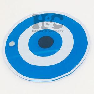 Tendance du moment : Outil d'extension de cils en acrylique carré motif œil bleu et rose, écologique et durable, avec logo magnétique - Product Image 6