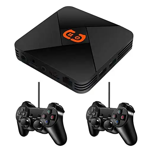 Preço de bônus NO MELHOR ORIGINAL G5 Gamebox com 2.4G Wireless 4k Controller Android TV Box Video Game Consoles com emuladores 400