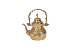 กาน้ำชาสไตล์อาหรับโบราณแนววินเทจเครื่องใช้บนโต๊ะอาหารทำจากโลหะผิวด้านสำหรับเสิร์ฟชาและกาแฟใช้ในเชิงพาณิชย์ - Product Image 5