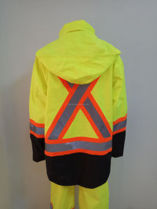 Veste fluorescente réfléchissante haute visibilité sur mesure Veste de sécurité pour la construction personnalisée haute visibilité Veste de sécurité pour vêtements de travail - Product Image 4