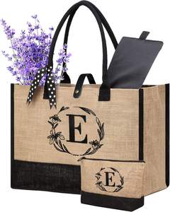 2025 dernier sac de plage en jute personnalisé sacs à provisions promotionnels en gros du meilleur fournisseur indien - Product Image 1