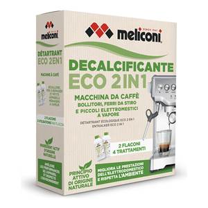 Desincrustante Ecológico GREEN 2 en 1 para Cafeteras Meliconi, 2 Botellas de 250 ml, Alternativa Ecológica para Piezas de Cafeteras - Product Image 2