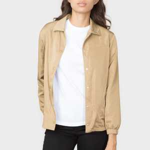 Veste coupe-vent noire en nylon/polyester personnalisée pour hommes High Street Style à revêtement fin pour l'hiver-Vêtements pour entraîneurs - Product Image 5