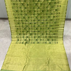 Sari Tradicional de Fiesta para Mujer, Viscosa Ikkat Spectrum - Product Image 1