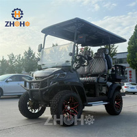 Voiturette de golf électrique Dune Buggy avec batterie au lithium, 3-4 places, vitesse de 30-50 km/h, autonomie de 90 km