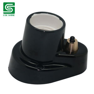 ซ็อกเก็ตพอร์ซเลน <span class=keywords><strong>E27</strong></span>พร้อมขั้วต่อการเชื่อมต่อที่รวดเร็วตัวยึดโคมไฟแบบลวดในตัวง่ายสำหรับการติดตั้งหลอดไฟโบราณที่ไม่ยุ่งยาก - Product Image 2