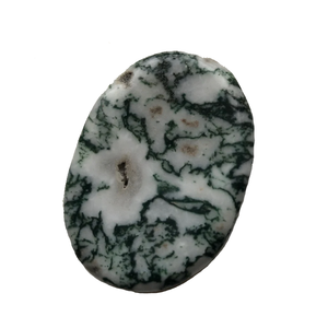 Ágata Cristalina Natural de Curación, Piedra de Bolsillo para Aliviar la Ansiedad, 35x45 mm, Cristal para Masaje de Chakras, Venta al por Mayor - Product Image 4