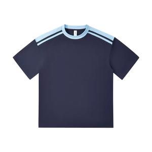 T-shirt de sport à col rond en coton antibactérien léger | T-shirt de sport pour femme Jersey pour hommes et femmes - Product Image 3