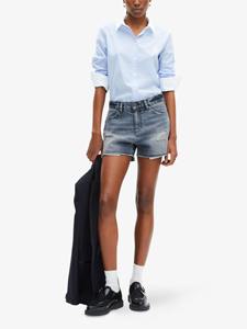 กางเกงขาสั้นผ้ายีนส์เอวสูงอินเทรนด์สำหรับผู้หญิงแฟชั่นที่กำหนดเองขายในฤดูร้อนของหญิงสาวดูน่าวิตก - Product Image 5