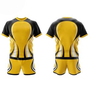 Ensemble d'uniformes de Rugby pour hommes, Logo personnalisé, Sublimation numérique, 2023 Polyester, respirant, nouveau style 100% - Product Image 4