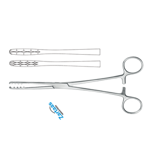 Pinzas de tampón Ulrich de acero inoxidable de alta calidad, fabricante de instrumentos quirúrgicos rectos de 27cm/10,75 pulgadas - Product Image 4