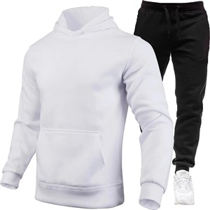 Conjunto de pantalones de sudadera de Color sólido para hombre, primavera 2025, chándal deportivo informal de Color sólido para correr, chándal con bolsillos, chándal Atlético - Product Image 5