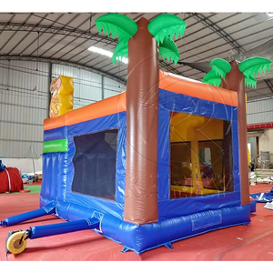 Château gonflable commercial à thème européen en PVC, équipement de terrain de jeu extérieur, capacité 300-500 kg - Product Image 1