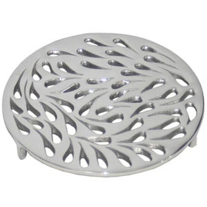 Dessous de plat en aluminium moulé brillant de poisson rond de conception moderne unique fait à la main décor à la maison élégant pour la table à manger de cuisine - Product Image 2