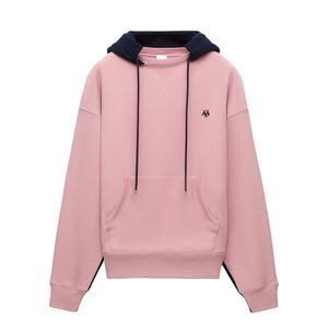 Sudadera con capucha de diseñador unisex Tejido suave Ropa urbana de doble tono con cordones ajustables para la comodidad diaria y el estilo callejero moderno - Product Image 1