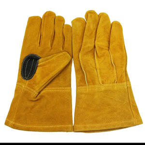 Gants de sécurité confortables et résistants à la chaleur pour le camping en plein air, en cuir de vachette, résistants à l'usure, anti-brûlure et anti-coupure pour les conducteurs - Product Image 5