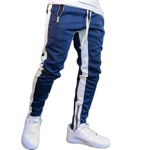 Pantalones de chándal para correr para hombre de alta calidad, bolsillos con cremallera bordados con cordón para correr, deportes activos, forro polar de Bangladesh - Product Image 4