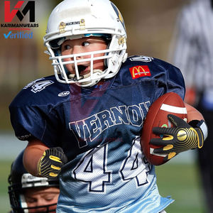 Gants de football américain personnalisés pour les sports de plein air, logo personnalisé, poignée en silicone antidérapante, confortables, chauds, pour l'entraînement hivernal - Product Image 6