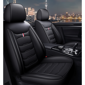 Housse de siège de voiture classique imperméable, ensemble universel <span class=keywords><strong>noir</strong></span> <span class=keywords><strong>et</strong></span> <span class=keywords><strong>rouge</strong></span> - Product Image 4