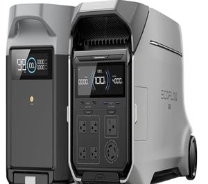 Station d'alimentation portable Eco Flows DEL-TA Pro 3 neuve, 120V et 240V, 8000W, livrée avec 2 panneaux solaires et une batterie supplémentaire - Product Image 1