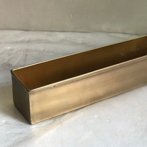 Bandeja de velas de metal para hacer velas Bandeja de velas de mesa antigua de latón para mesa central de alta calidad - Product Image 2