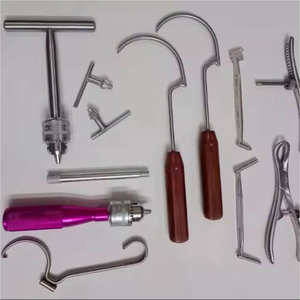 Instruments chirurgicaux orthopédiques vétérinaires de haute qualité, de qualité chirurgicale, manuels, autoclavables, en acier inoxydable, 9 pièces par SurgiRight - Product Image 2