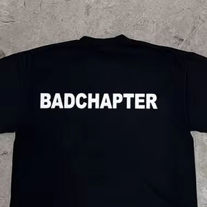 เสื้อยืดแขนสั้นหนาพิมพ์ลายสำหรับผู้ชายเสื้อยืดพิมพ์ลายบ็อกซี่ฟิตฝรั่งเศสเทอร์รี่ - Product Image 6