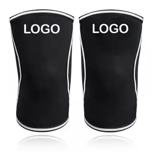 Nouveau design sangles élastiques de soutien du genou haltérophilie équipement de gymnastique sportive enveloppes de genou Logo personnalisé