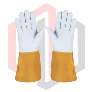 Gants en cuir industriels robustes, antistatiques et résistants aux déchirures, épaisseur de 7 oz pour la soudure et la construction - Product Image 5