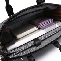 Mode femmes 13 pouces en cuir étanche ordinateur portable sac fourre-tout affaires bureau travail porte-documents élégant ordinateur couvre