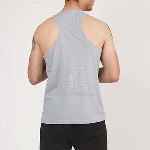 Vêtements de sport tricotés respirants pour hommes Débardeur de sport décontracté pour musculation Débardeur décontracté pour hommes - Product Image 5